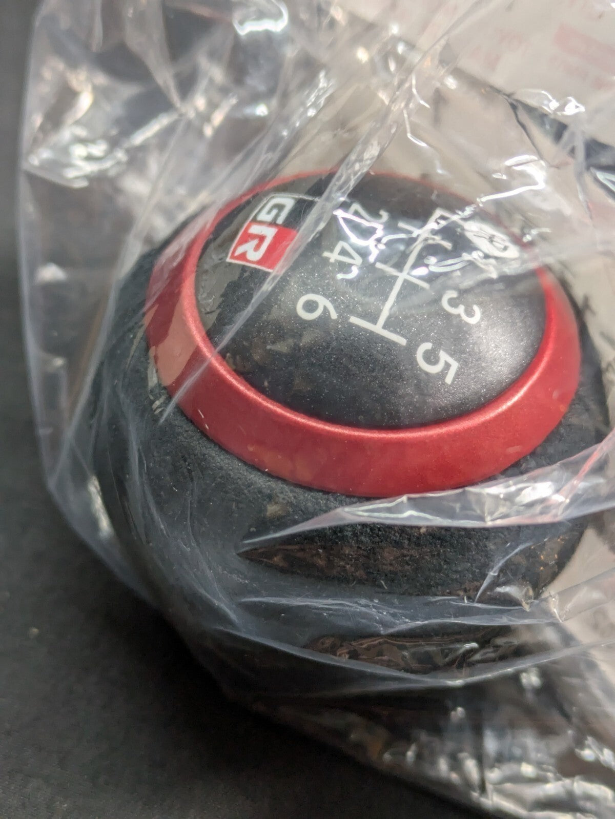 TOYOTA Genuine 33504-12830-C0 GRMN Yaris Shift Knob Ultra Suede Sub-Assy JDM - Image 2