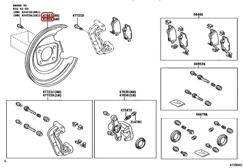 Toyota OEM Cover Sub₋Assy, Disc Brake Dust, Rear RH LH 47881-12071 47882-12071 - Image 6