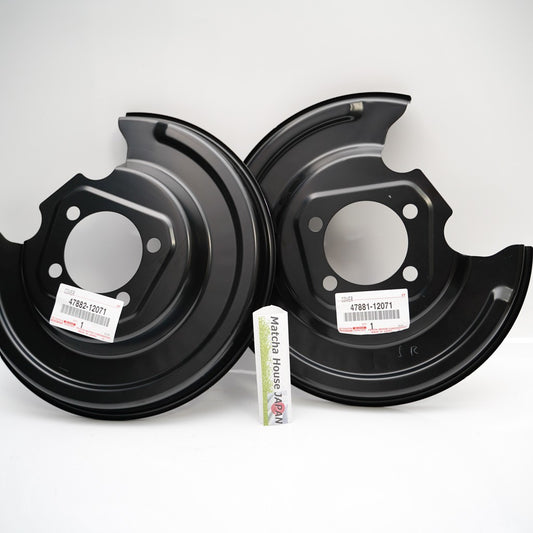 Toyota OEM Cover Sub₋Assy, Disc Brake Dust, Rear RH LH 47881-12071 47882-12071
