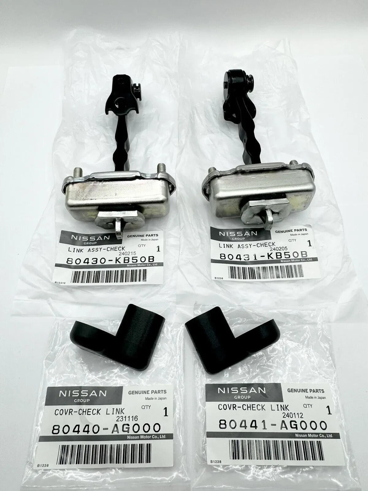 NISSAN Genuine Skyline GT-R R35 Door Check Stopper Link Cover Set Left &amp; Right